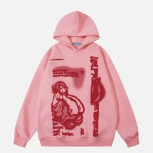 Aelfric Eden Cartoon Figure Print Hoodie