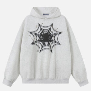 Aelfric Eden Spider Web Print Hoodie