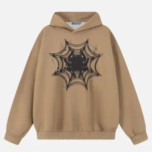 Aelfric Eden Spider Web Print Hoodie