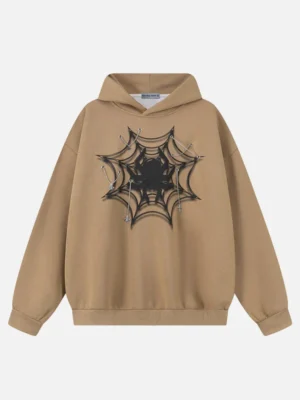 Aelfric Eden Spider Web Print Hoodie