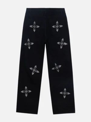 City Of Love Hotfix Rhinestones Jeans