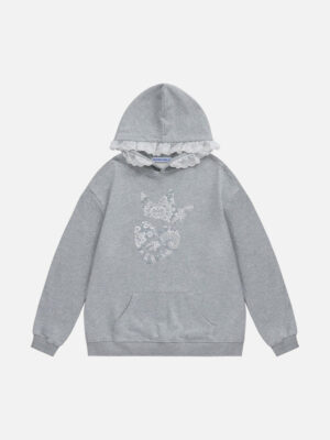 Heartie Suede Printed Aelfric Eden Hoodie